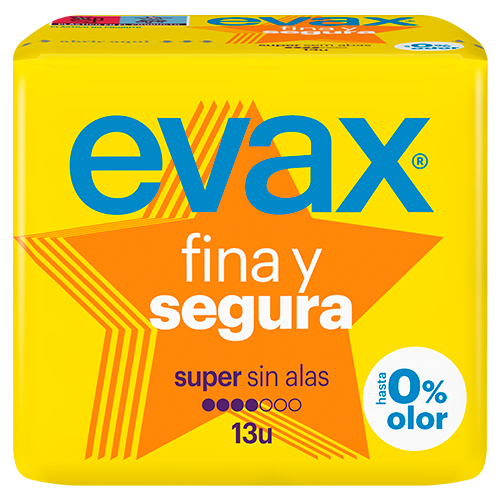 EVAX Fina y Segura Super Maxi Compresas Paquete