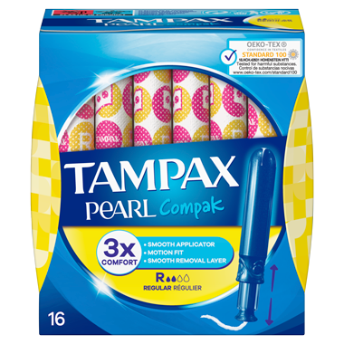 Tampones TAMPAX Pearl Compak Regular