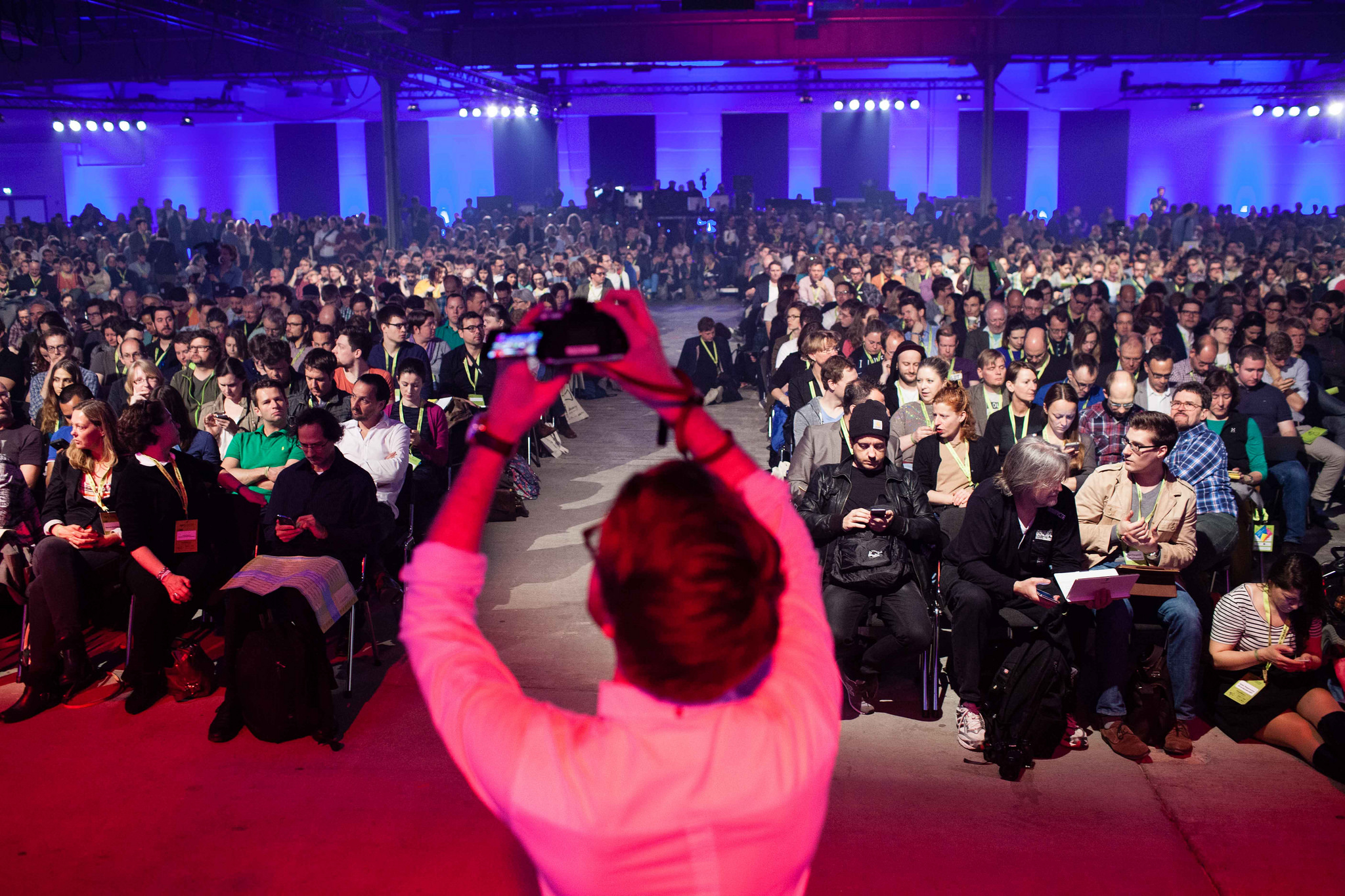 Publikum auf der Digital-Konferenz re:publica