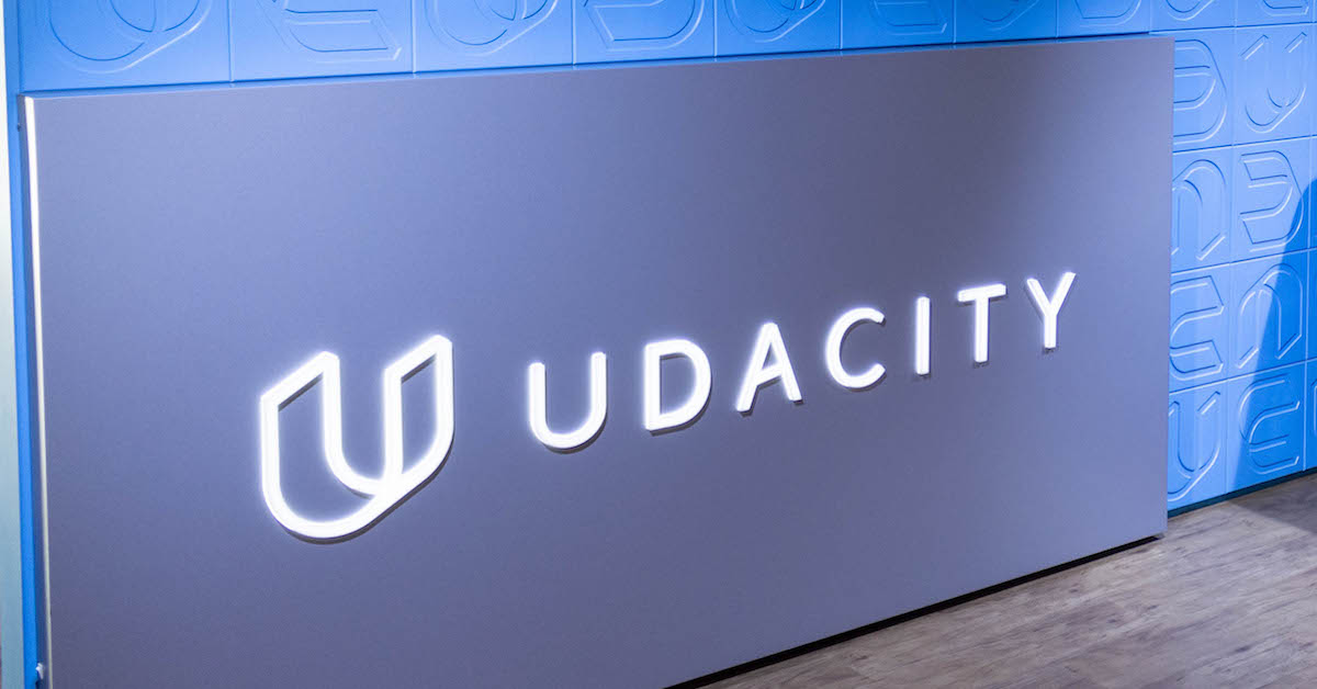 Fachada do segundo andar da Udacity, em São Paulo