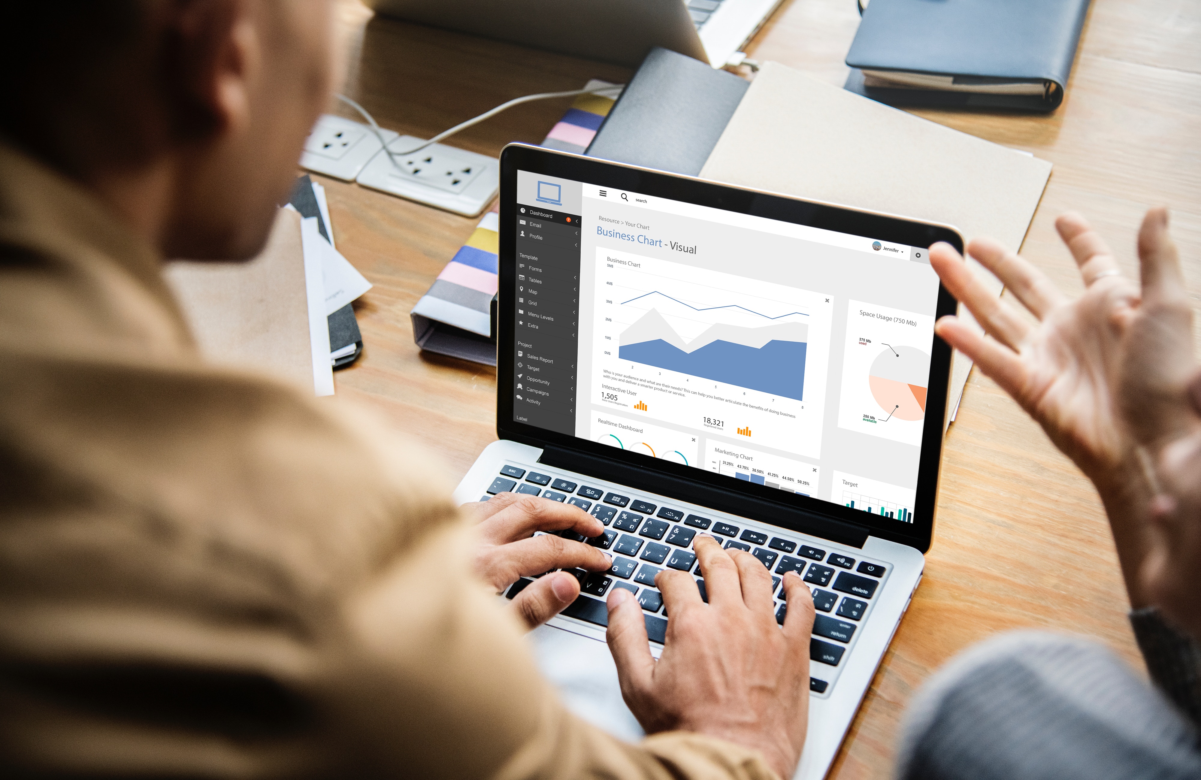 People Analyzing Data Science Charts