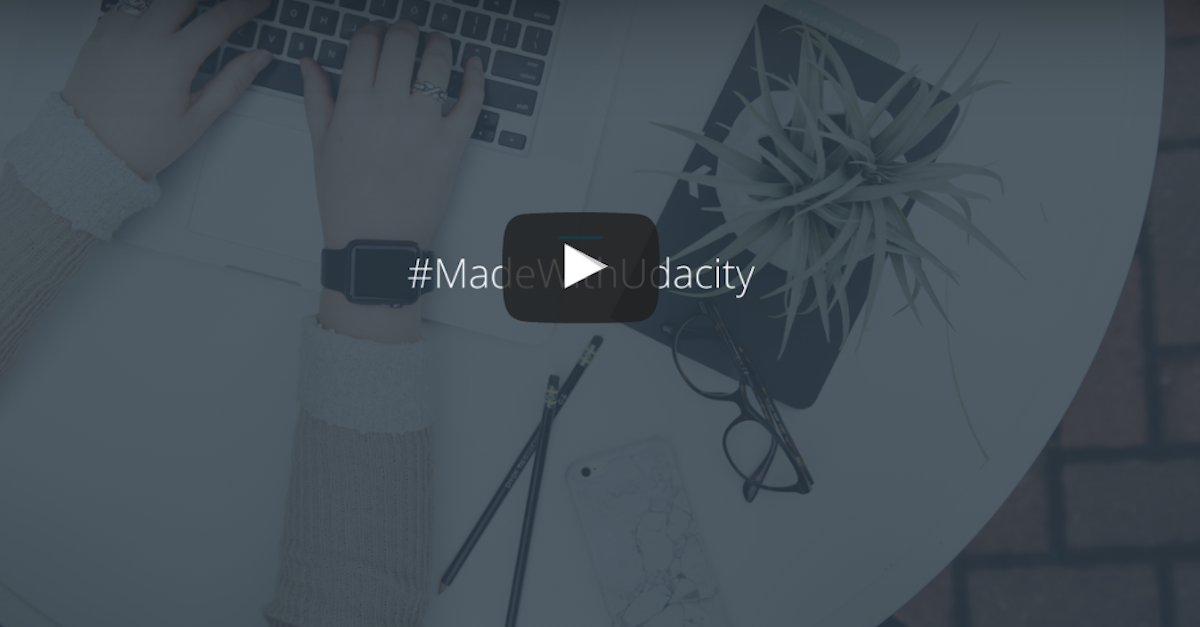Print de webinar da Udacity