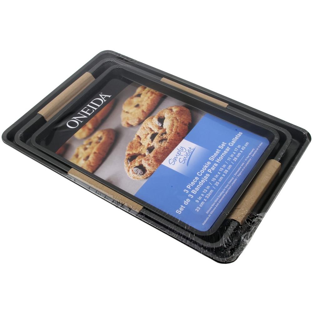FREE Oneida Simply Sweet Metal 3 Piece Cookie Sheet Set