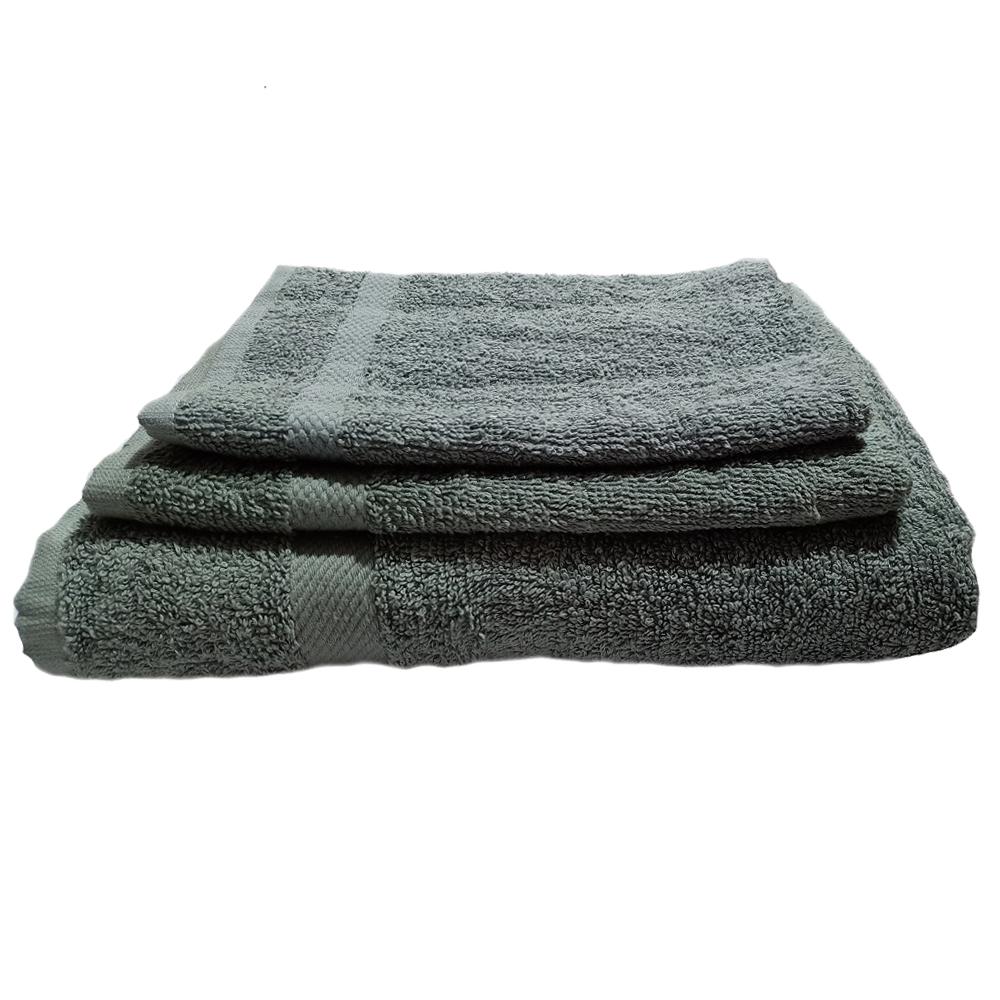 FREE Buckingham Home Set of 3 Towels - Ultimate Grey