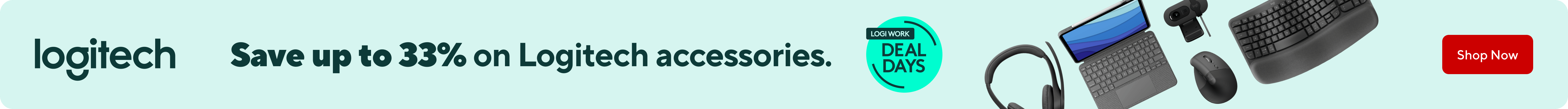 Save up to 233% on Logitech accessories