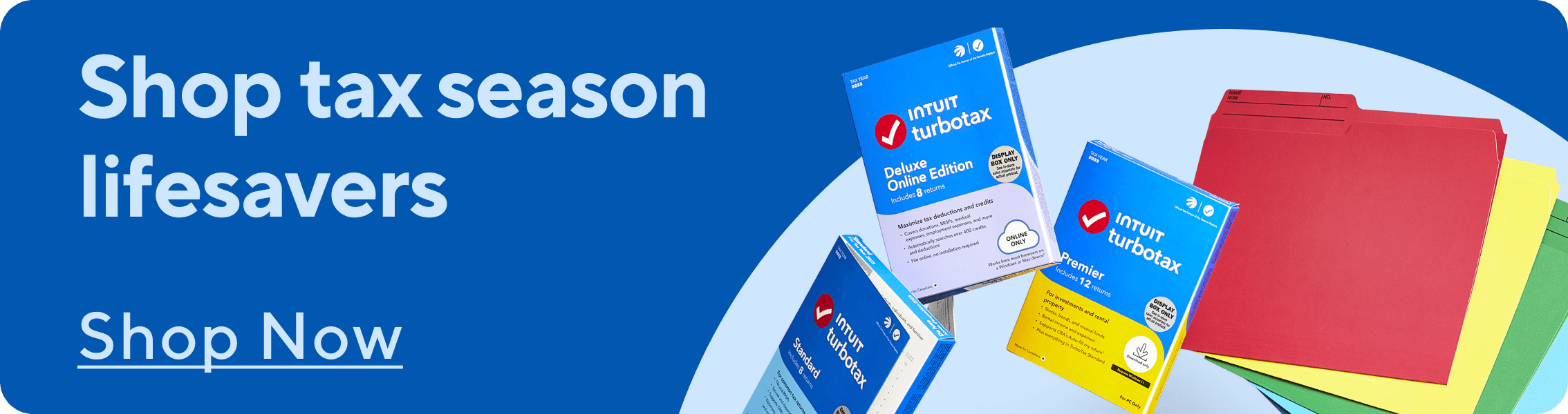 Shop tax season lifesavers.