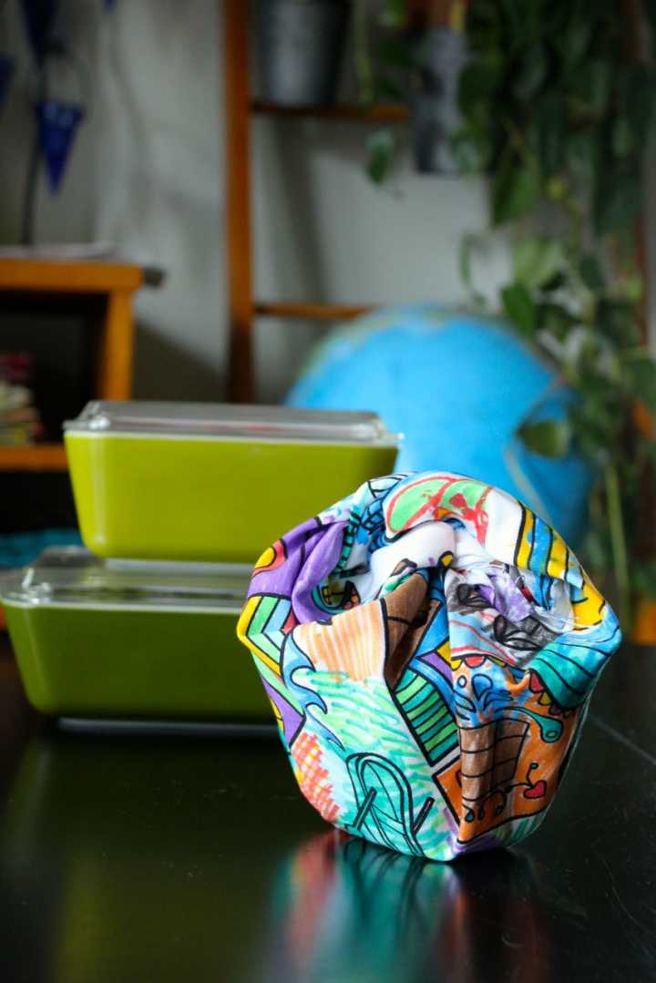 Sparkle Craft: Furoshiki Lunch Bag Wrap