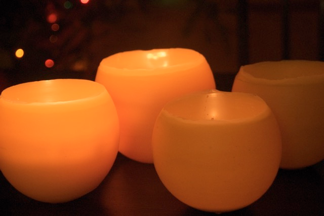 Nature School Project: Candle Luminaries