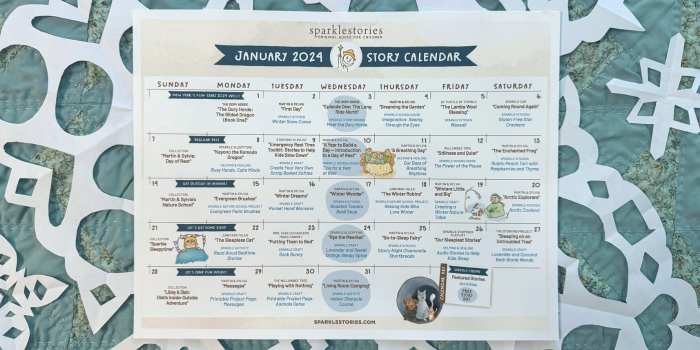 The January 2024 Story Calendar