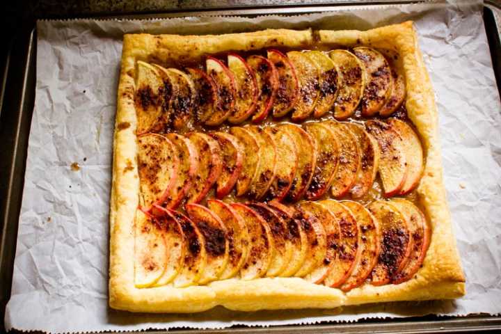 Sparkle Kitchen: Halloween Special: "Apples in a Row" Tart