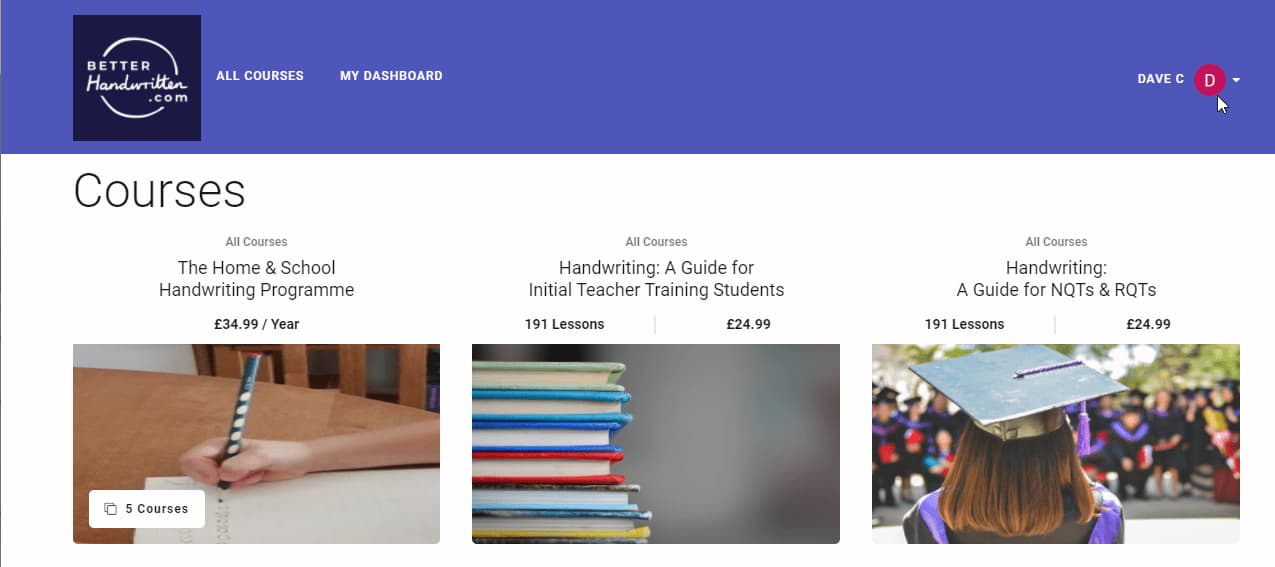 bhw-courses-page