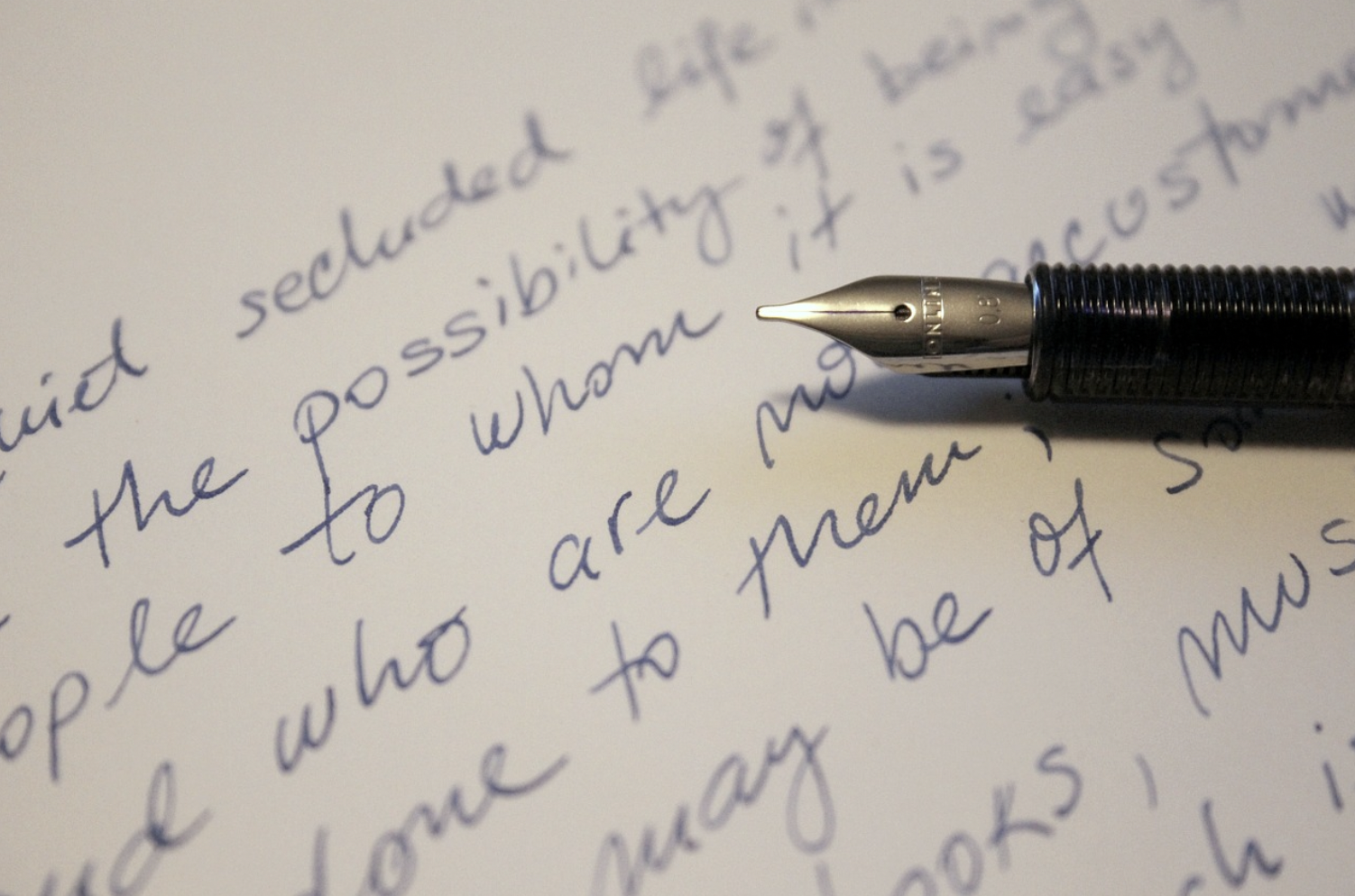 Handwriting & fountain pen