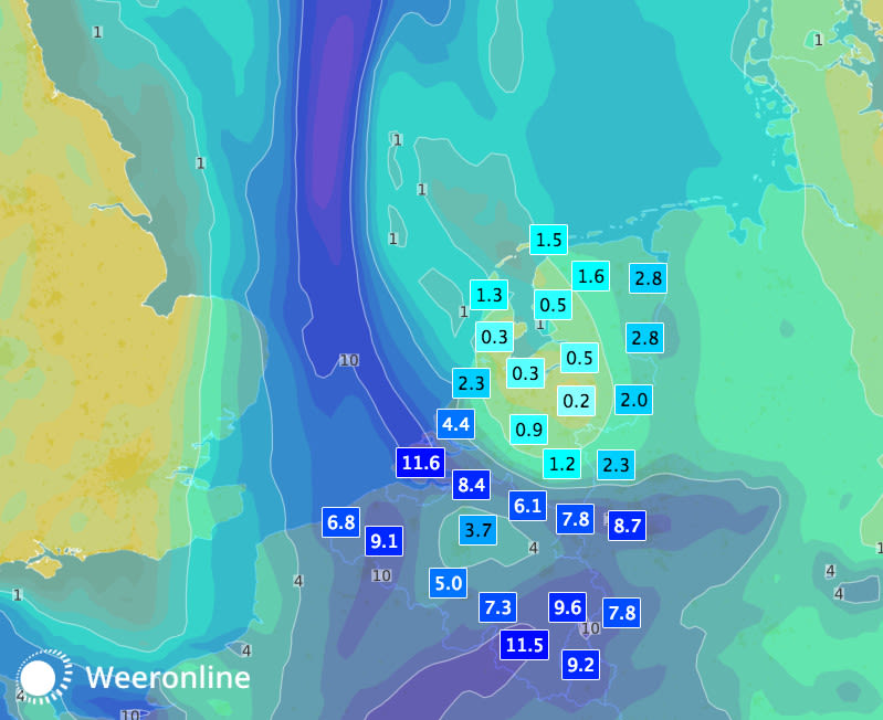 Verwachte-neerslag-Hirlam