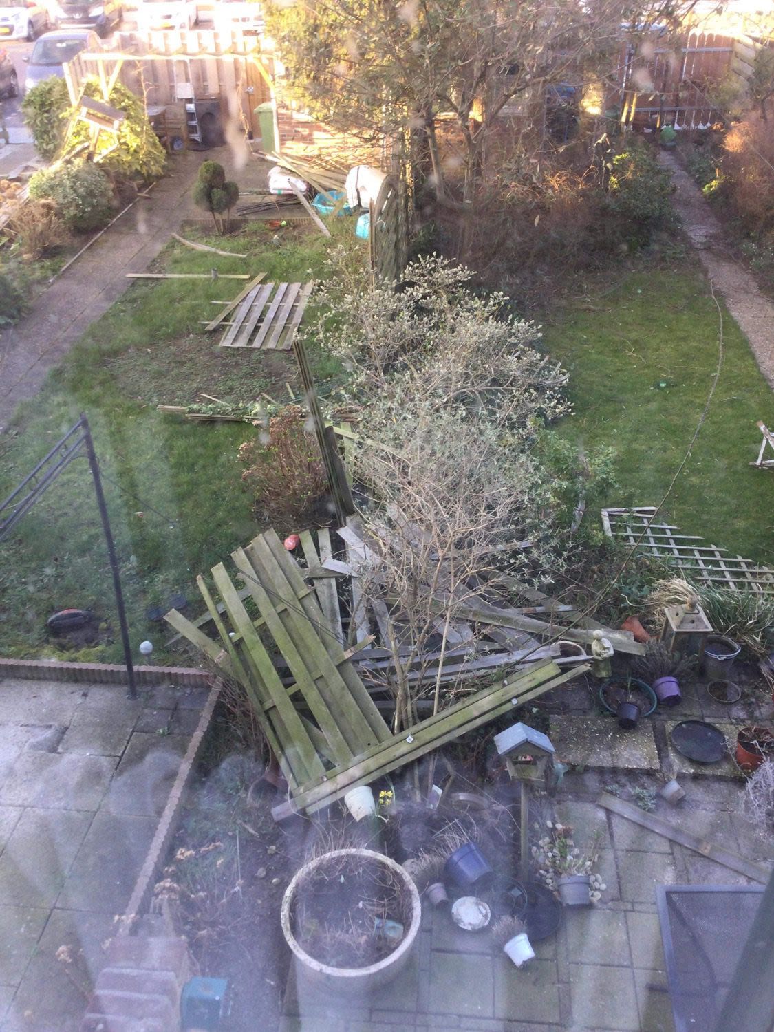 De schade na storm Eunice