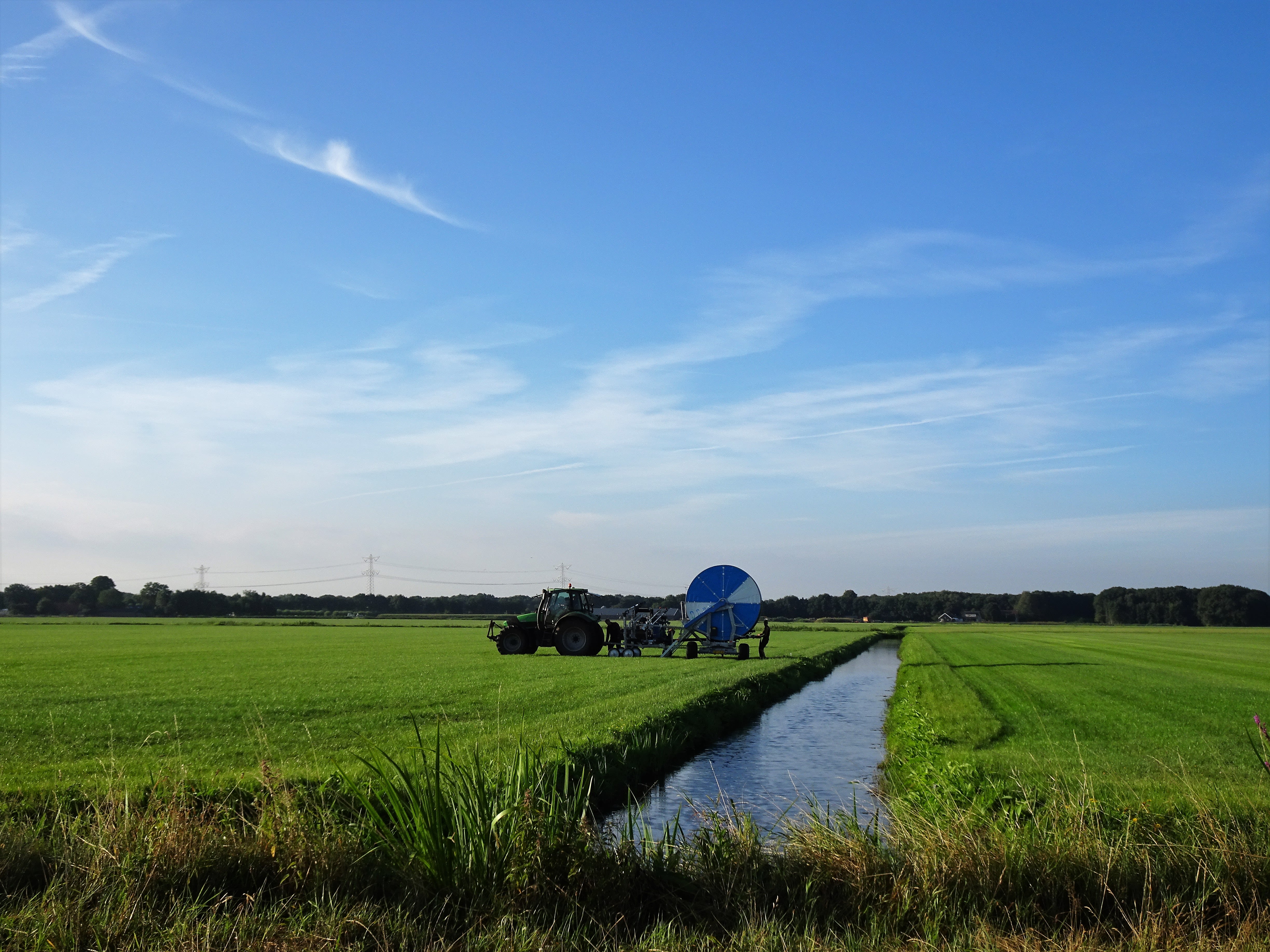 Het beregenen van landbouwgewassen krijgt met deze verdeelsleutel als eerste met beperkingen te maken. Foto: Gerard van Vugt.