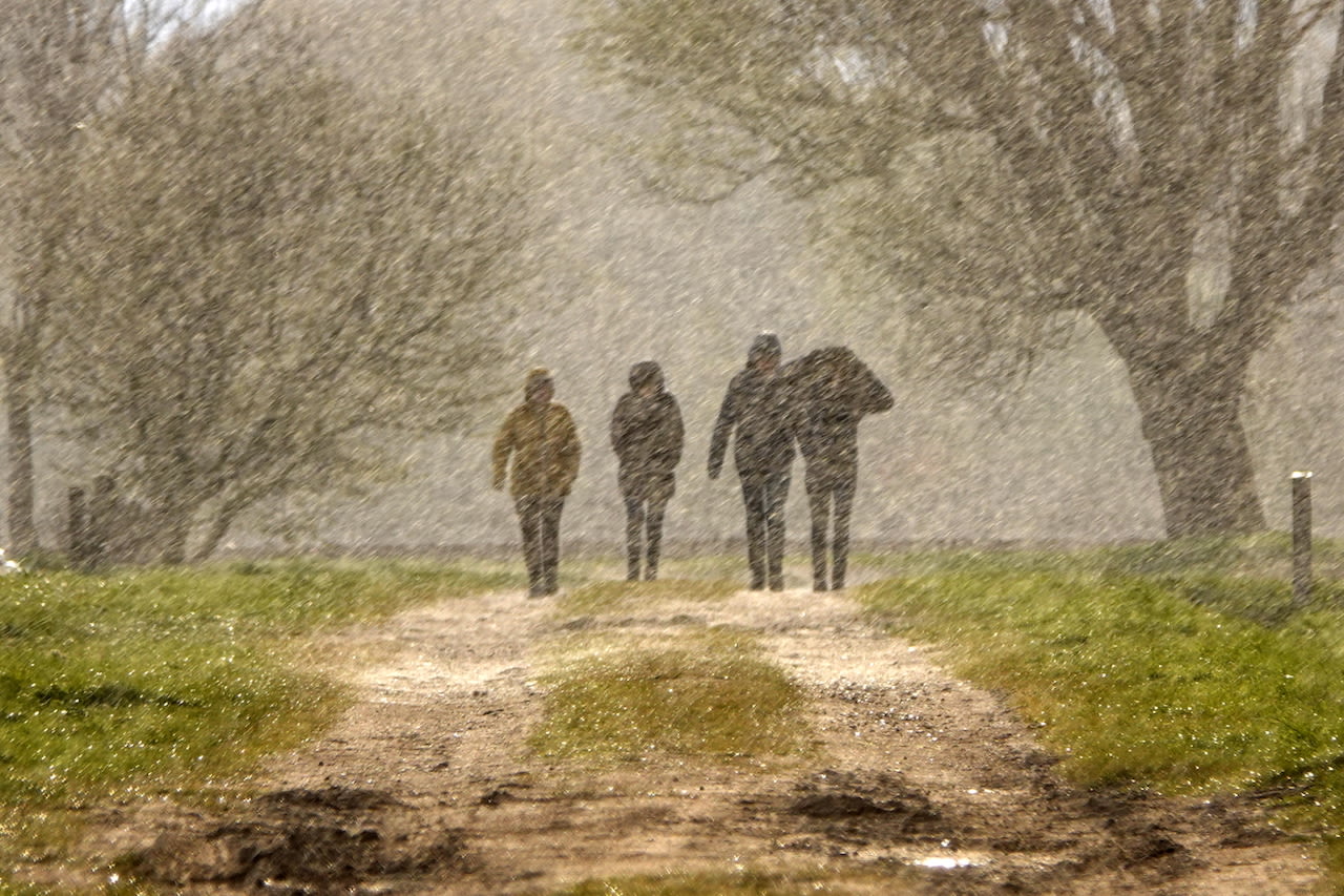 Winterse bui - Lage gevoelstemperatuur - Tijdelijk wit