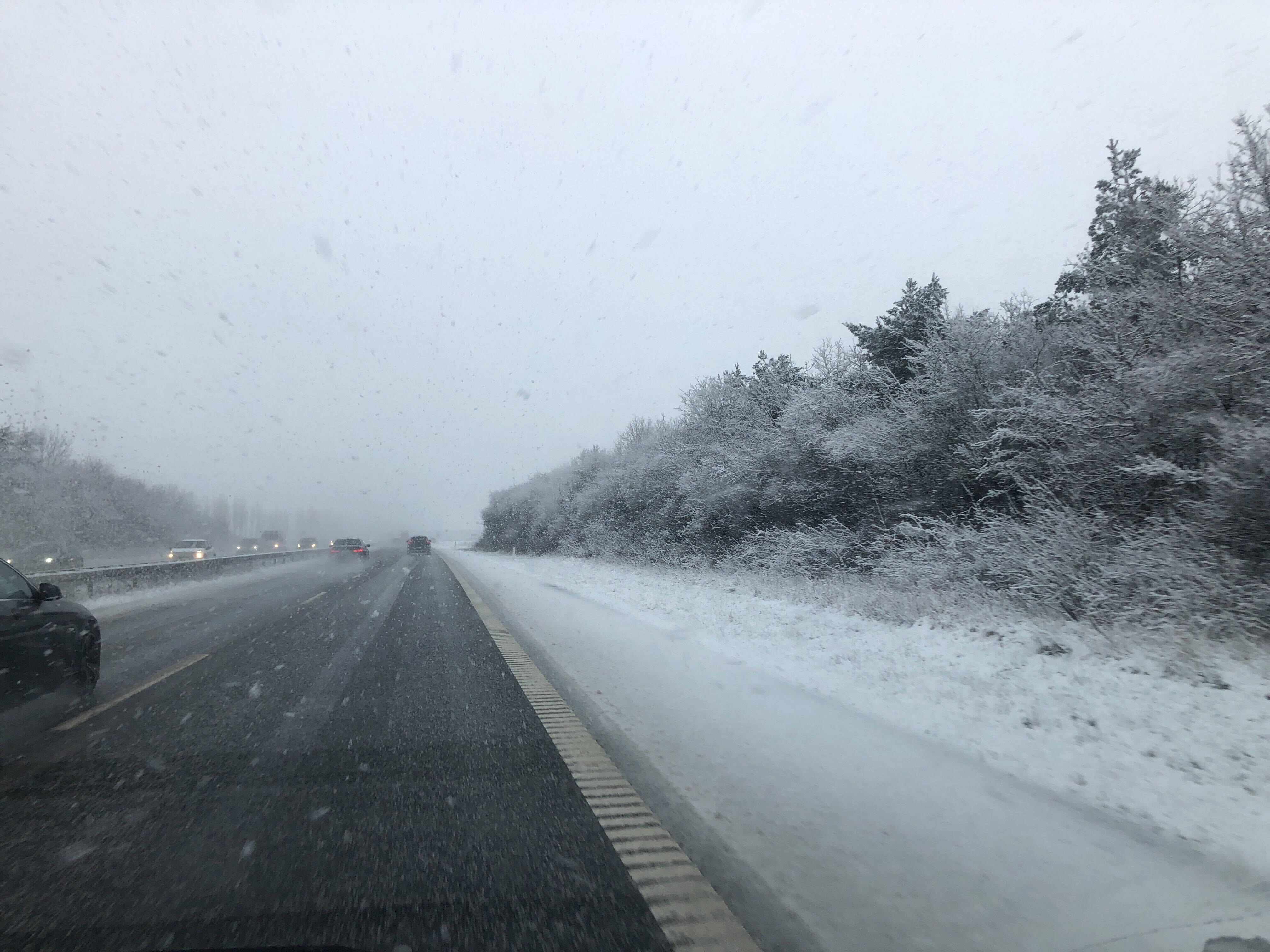 sneeuw in Denemarken
