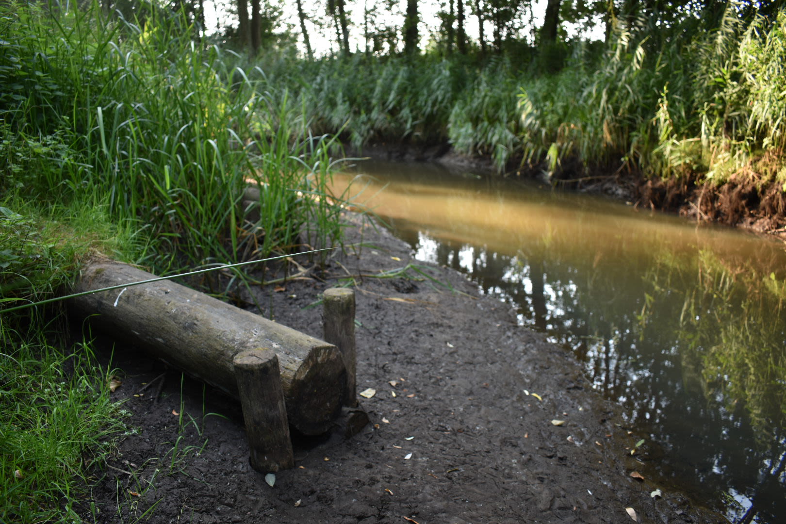 Wanneer in korte tijd veel neerslag valt, wordt dit slecht door de bodem opgenomen en zal het regenwater vooral lege sloten en kleine watergangen vullen. Foto: Willem van Nunen