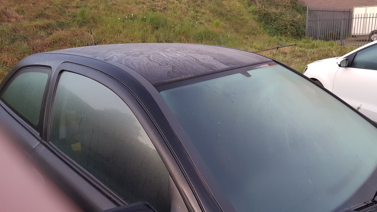 Bevroren auto
