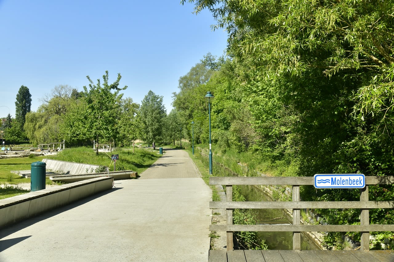 Park in Molenbeek, Brussel