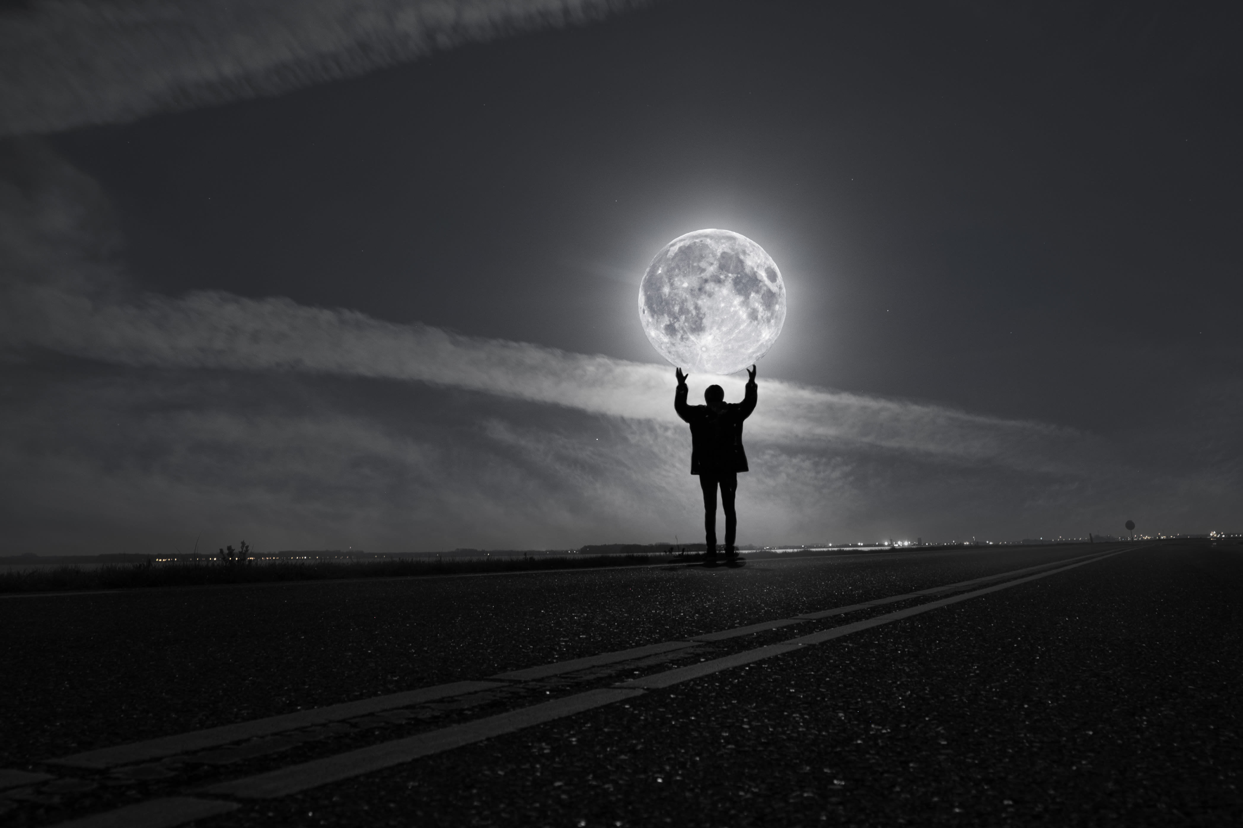 De supermaan is een fotogeniek verschijnsel! Foto: Angeline de Vogel