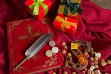 Pakjesochtend koud met lokaal wat zon