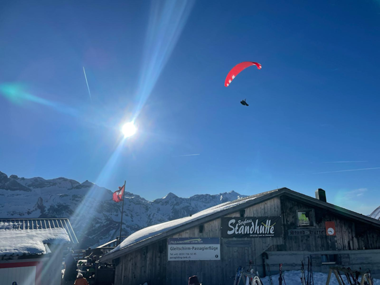 Veel zonneschijn in de Alpen. Foto: Hein Lafeber