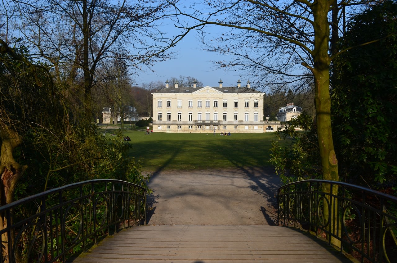 Kasteel in park Den Brandt, Antwerpen