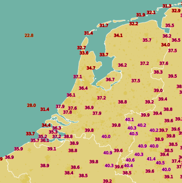 Verwachte-maximumtemperatuur-25-juli-2019