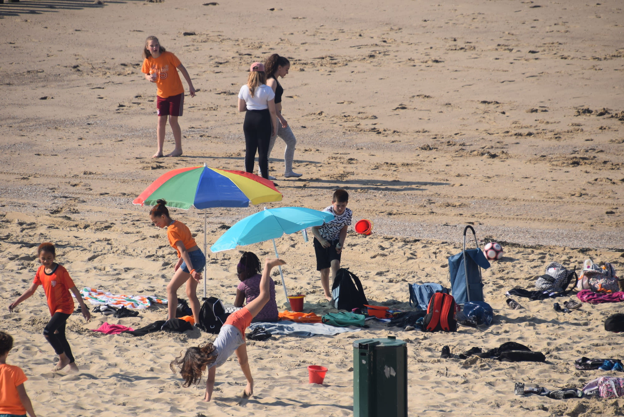 Foto gemaakt op het strand van Vlissingen tijdens de warmste editie van de Koningsspelen tot dusver. Foto: Anne-Marie van Iersel