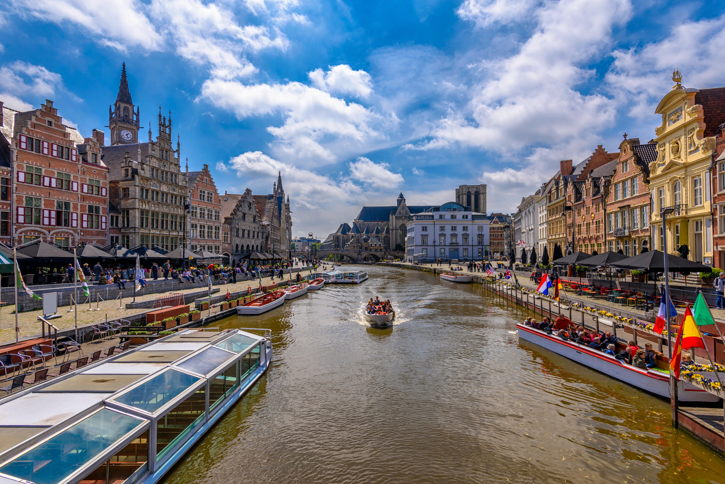 Gent - België - Stapelwolken - Zomerweer