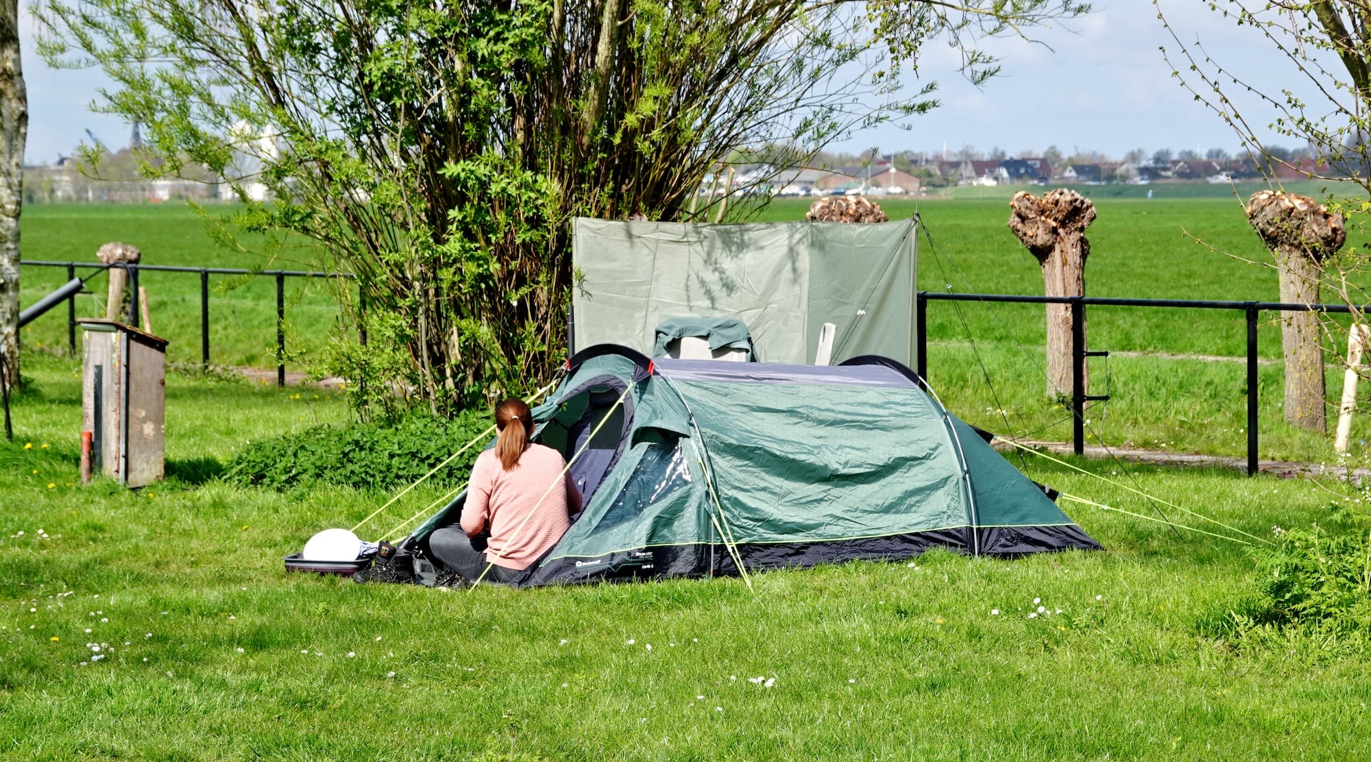 Kamperen in mei. Foto: Ton Wesselius.