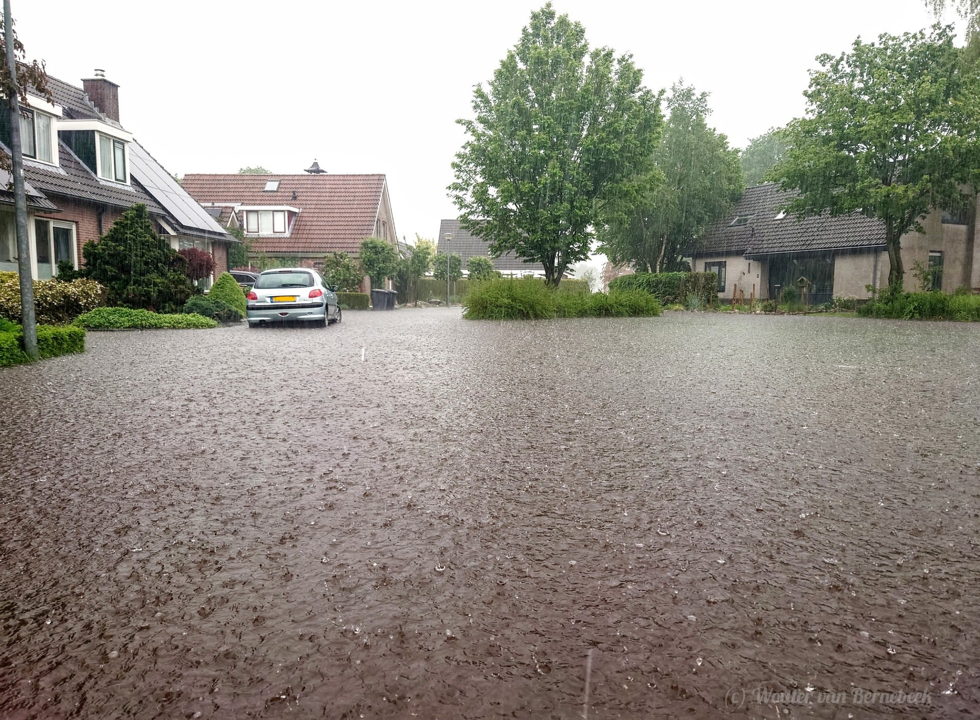 Ook zulke beelden horen geregeld bij de zomer van 2021! (Wouter van Bernebeek)
