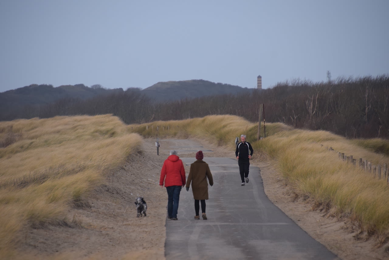 Lagere gevoelstemperatuur - Winterjas - Wandeling - Buiten sporten - Duinen