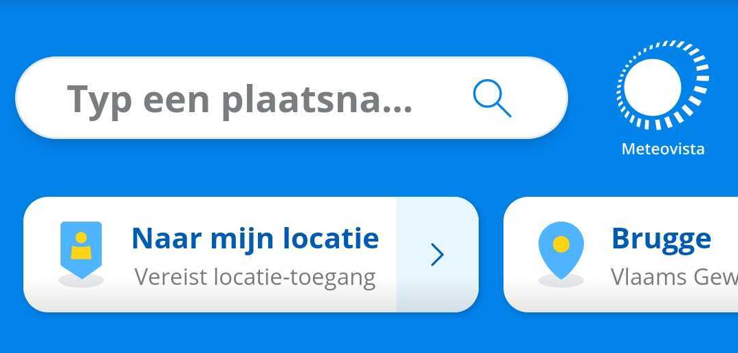 Slimme homepage Meteovista