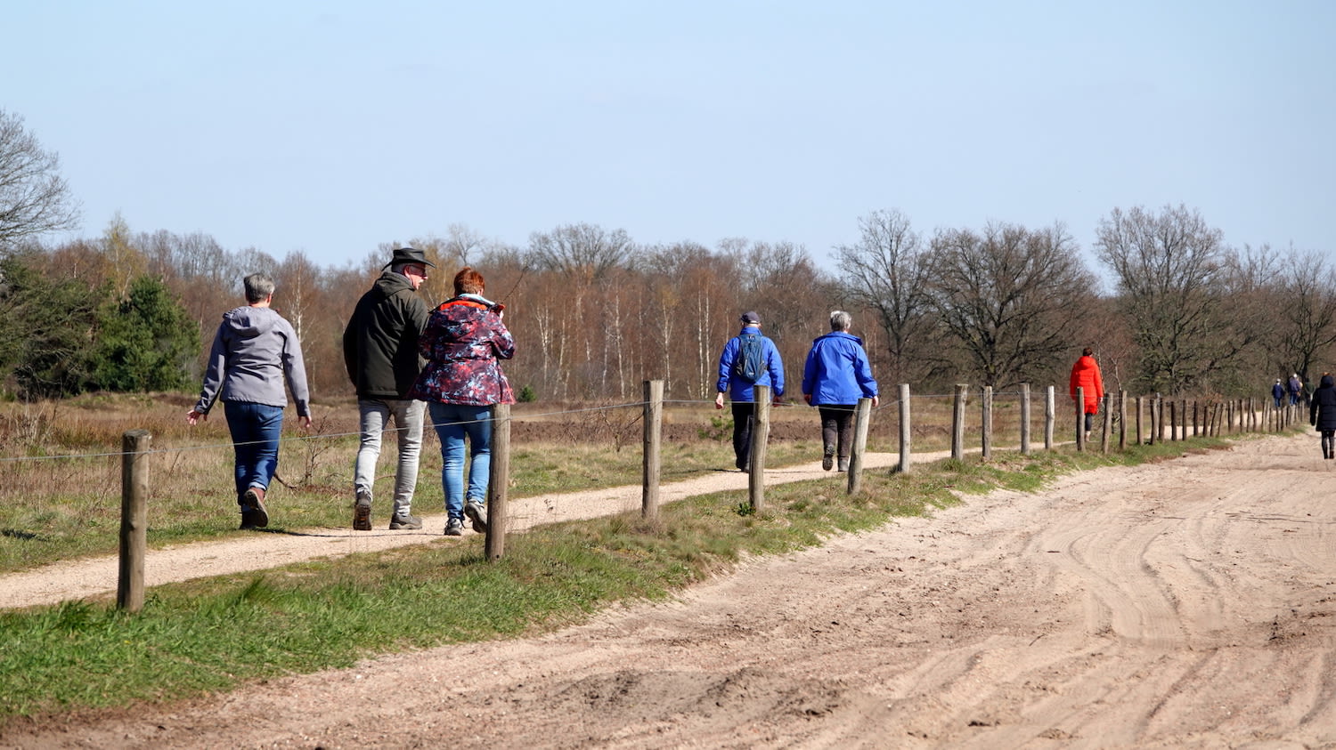Met het zonnetje erbij is het ideaal weer voor een wandeling in de natuur. Foto: Ben Saanen.