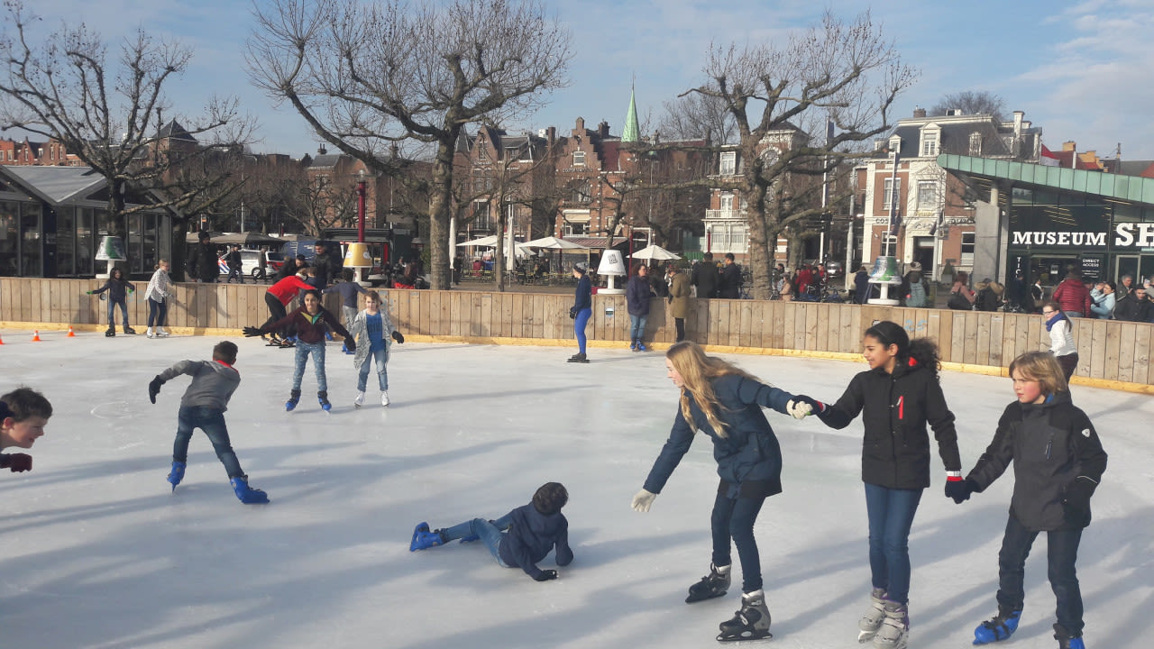 Schaatspret-op-kunstijs