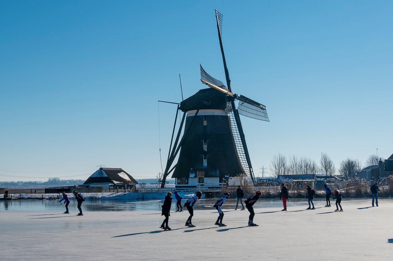Schaatsen op de Rotte - Jos Butter