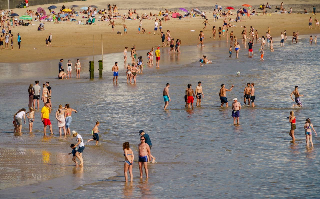 Drukte-op-stranden