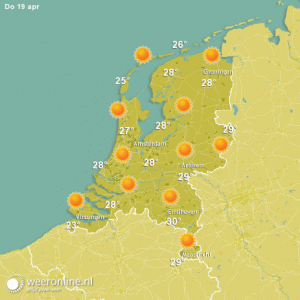 Nederland-maximumtemperatuur-19-4-2018-300x300