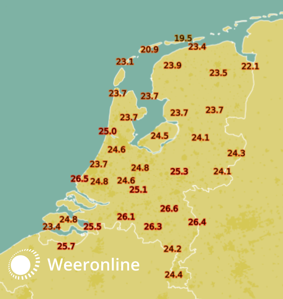 Maximumtemperatuur-22-april-2019-warmste-Tweede-Paasdag-ooit