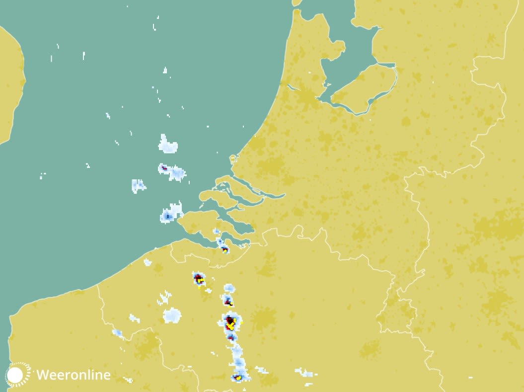 Onweer-in-Zeeland