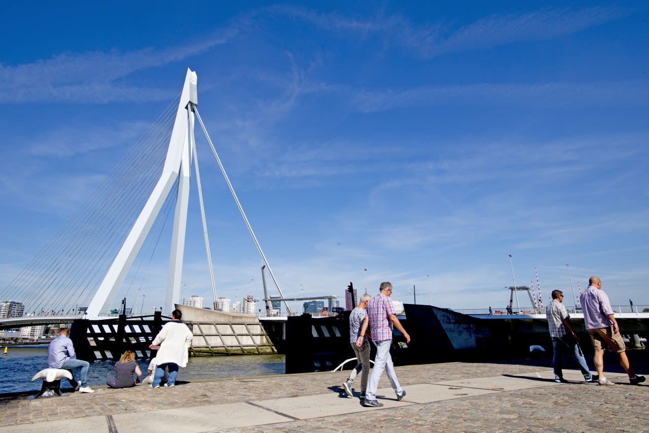Lekker-weer-in-mei-in-Rotterdam