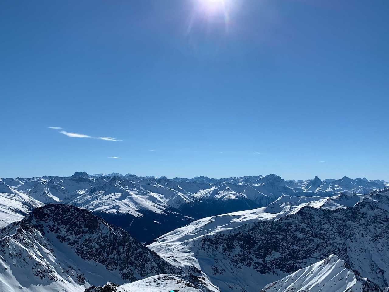 Prachtige condities in Davos. Foto: Floris Lafeber.