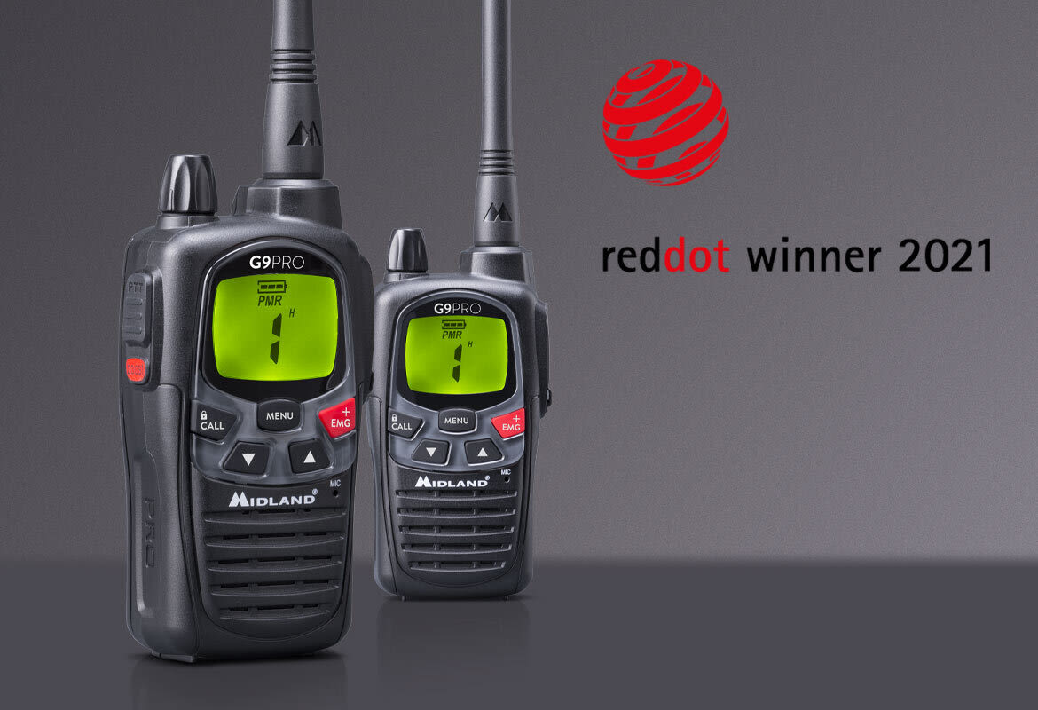 G9 PRO winner of the 2021 Red Dot Award in the product design category