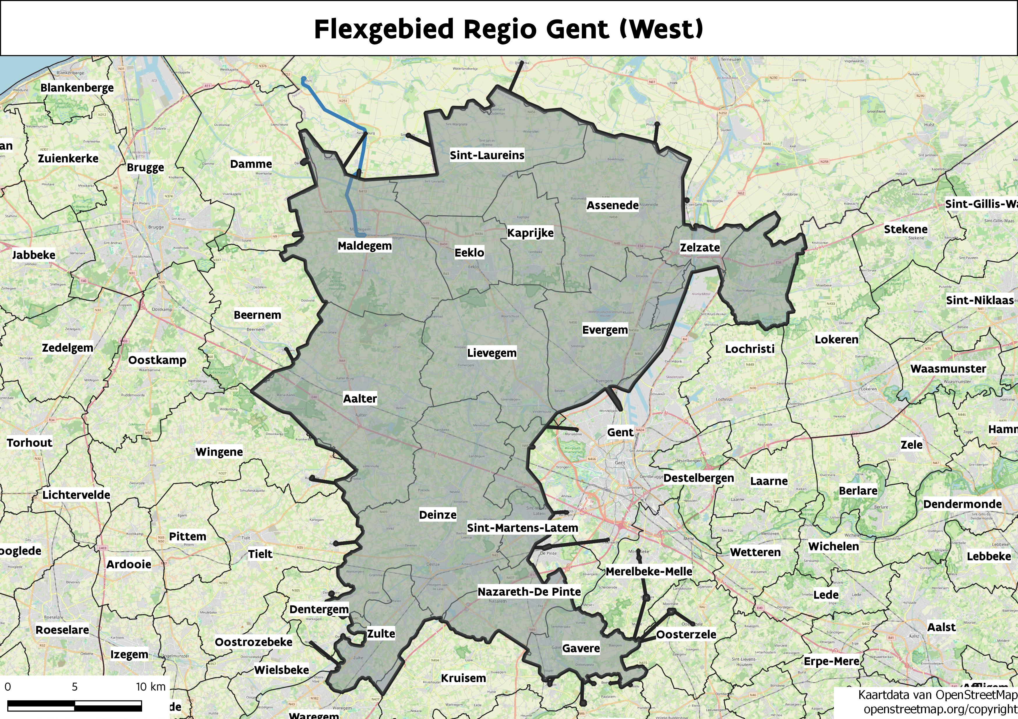 Flexgebied regio Gent (West) + Maldegem - Sluis