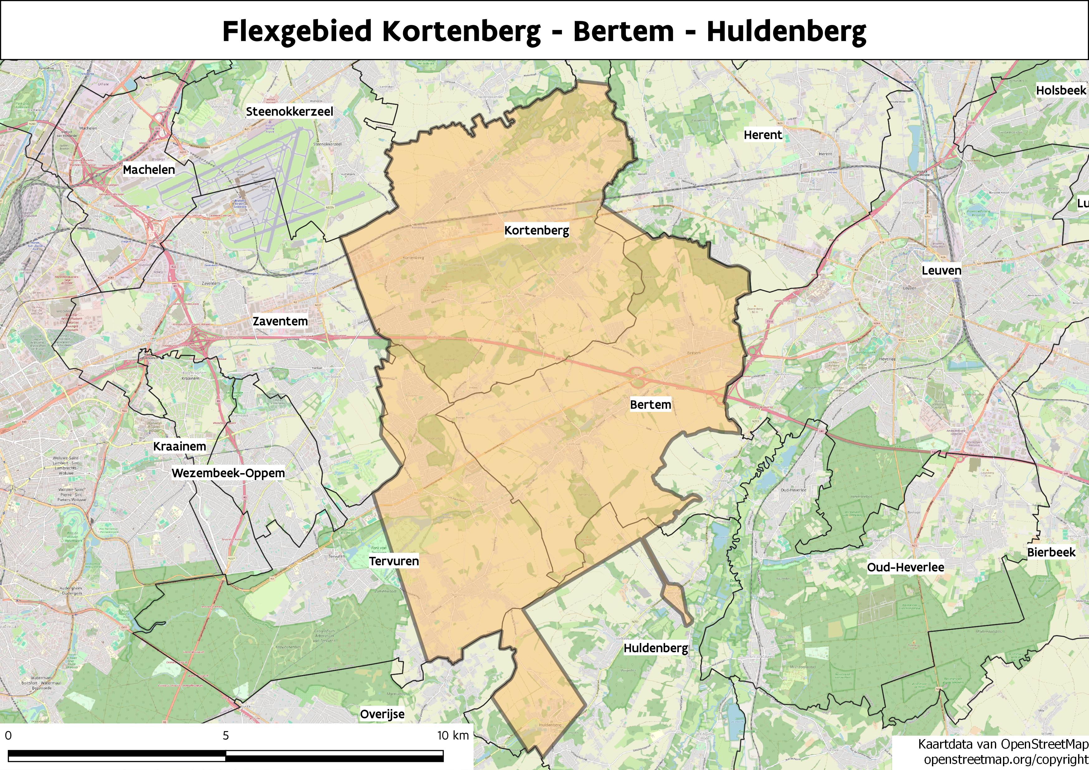Flexgebied Kortenberg - Bertem - Huldenberg