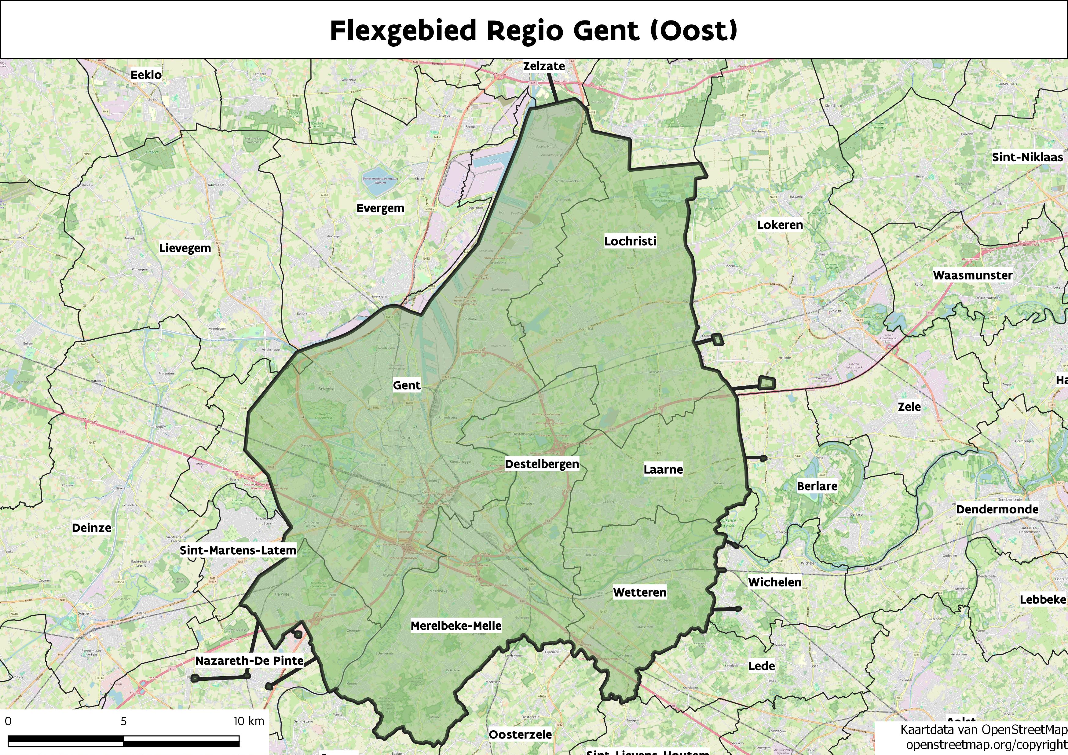 Flexgebied regio Gent (Oost)