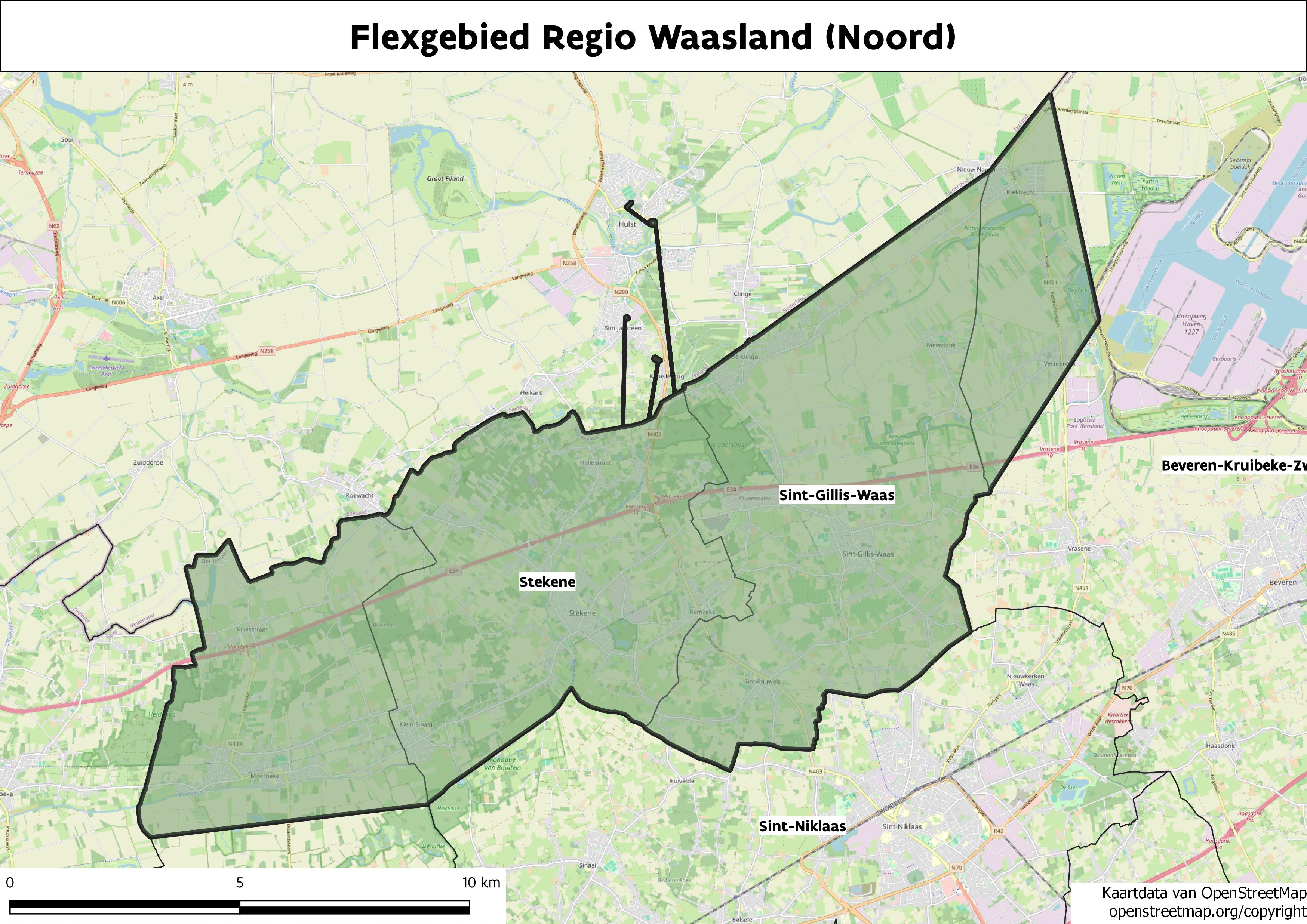 Flexgebied regio Waasland (Noord)