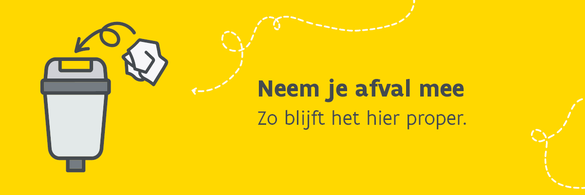 Neem je afval mee - hoffelijkheid